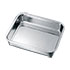 Leak-proof trays and trays
