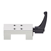 Linear guide rail manual clamp