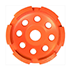 Diamond grinding discs and grinding pieces