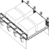Directional plate chain slide
