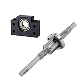 Ball screw, screw support seat