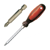 Screwdrivers and screwdriver bits