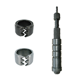 Spring plugs, pin pullers