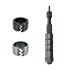 Spring plugs, pin pullers