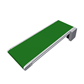 Directional belt conveyor slide