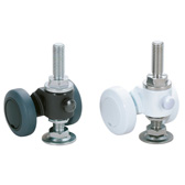 Casters with foot