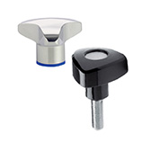 Three-petal knob
