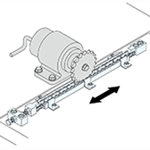 Chain tension adjustment conveyor module