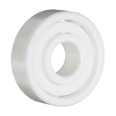 Plastic and ceramic ball bearings
