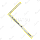 OS-10 Series Smooth Surface Stainless Steel Printed Woodworking Square