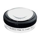 Magnifying glass with rubber