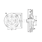 UCFC Series Round Flange Type Bearing Assemblies
