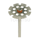Cutting diamond wheel double-sided gear type