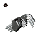 CDB Series S-2 White Ball Short Hexagonal Wrench 9-Piece Set