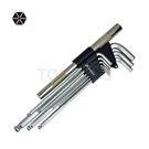 CDB-900 S-2 Casing Type White Ball Extra Long Hexagonal Wrench 9 Piece Set