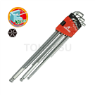 CDB-500 S-2 Extremely Short Head White Ball Extra Long Hexagonal Wrench 9 Piece Set