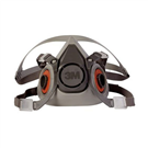 3M HB6200-1 Double-canister gas mask, rubber type, with filter canister and filter cotton