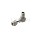CVME fitting assembly (stainless steel, speed fitting, curved male thread)
