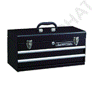Double drawer tool box