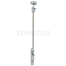 Double-opening flat door latch