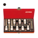 4012 Long and short mixed star T socket set