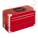 V-Shaped 3-Section Tool Box 3 Colors (240mm Height)