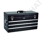 Tool box three-section black