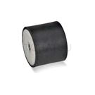 GN351 Rubber buffer (2 internal threads)
