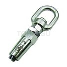 Stainless steel lock terminal swivel
