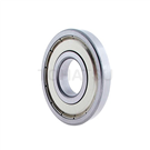6200 Z Series Single Row Deep Groove Ball Bearing Single Side Iron Cover Type