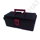 HBOX-330-BK Black Plastic Tool Box