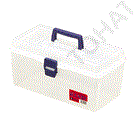 Plastic tool box (with partitions, without partitions)