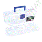 Transparent tool box 347x167x119
