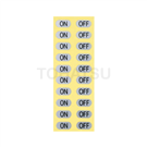 C-991-ON Turn direction indicator sticker ON/OFF sticker