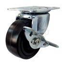 415G-R Flat Rubber Side Brake Wheel