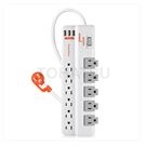 One-open 11-plug USB rotating socket anti-sway extension cable