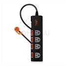 5-port 4-plug lightning protection and anti-sway extension cable (increased spacing)