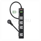 Highly flame-resistant and lightning-proof 3-hole + 2-hole 8-plug extension cord (magnet fixed)