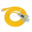 2P 1 extension 3 with light extension cable power cable (yellow)