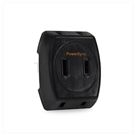 2-hole three-pin lightning protection wall socket (black)