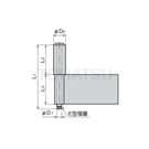 B-1527-A B-527-A 2-tube processing hinge