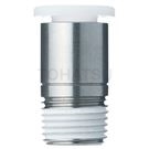KQ2S-G Series Stainless Steel Hexagonal Hole Straight Fitting (Sealant)