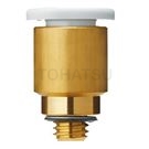 KQ2S Series Hexagonal Hole Straight Fittings (Gasket Seal)