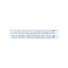 Stainless steel ruler