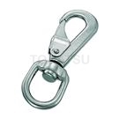 Stainless steel rotating spring buckle