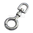 Stainless steel opening swivel latch