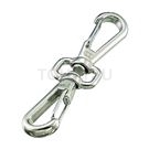 Stainless steel swivel double hook