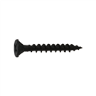Pan head cross tapping screw (for wood, thin shaft) BK