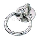 With ring Stainless steel Round eye plate