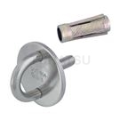 Stainless steel round eye plate with bolts